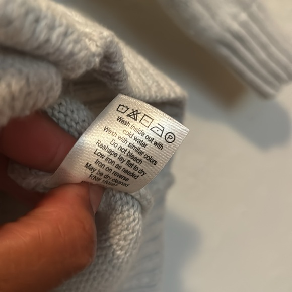 Rylee & Cru neutral boys wool blend shawl sweater - Picture 9 of 11